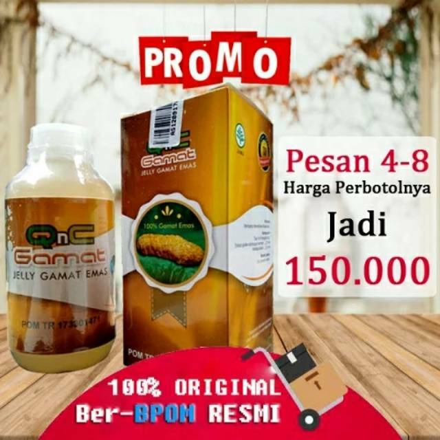 QnC Jelly Gamat Asli 100 Original (Garansi Uang Kembali