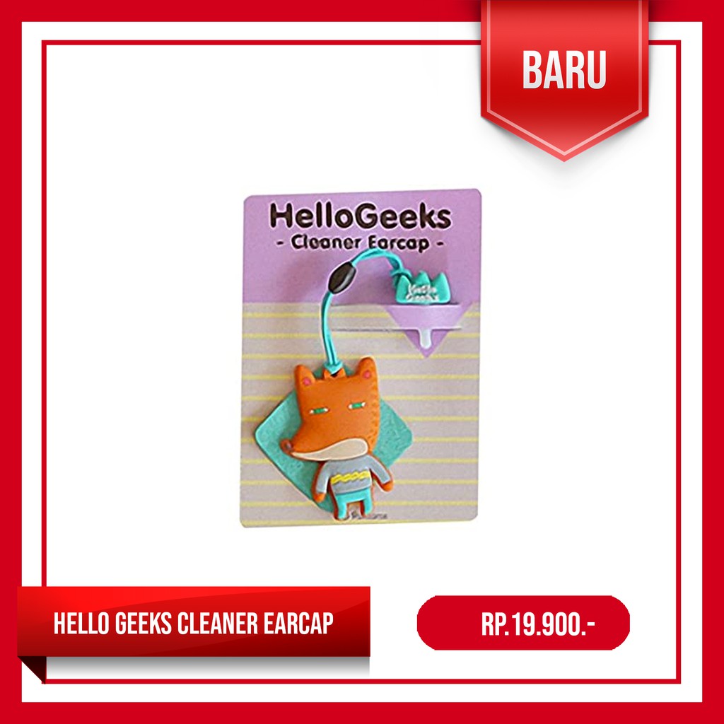 Earplug Cover Penutup Earphone Pembersih Handphone bentuk Lucu