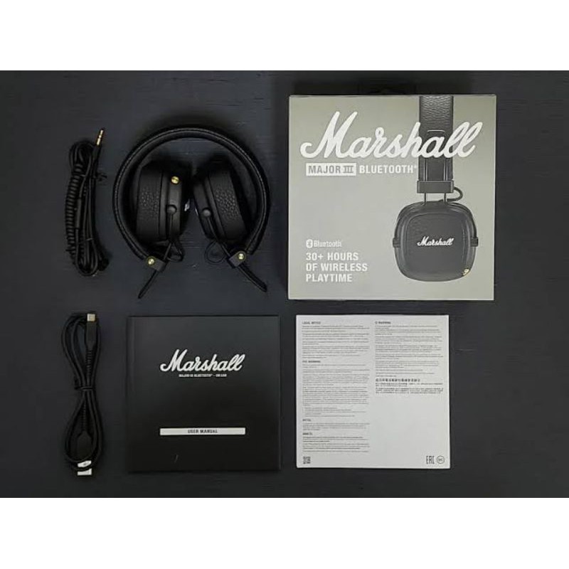 Jual Headphone Marshall Major Lll Bluetooth Headset | Shopee Indonesia