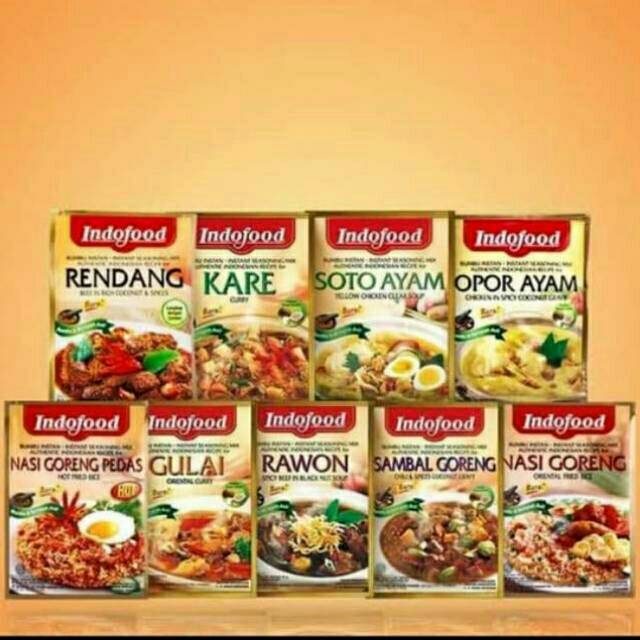 INDOFOOD BUMBU INSTAN 45 GR OPOR RENDANG KARE SOTO GULAI RAWON SAMBAL