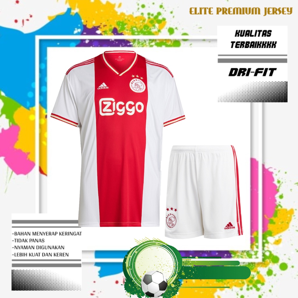 ajax beker 2023 Jual Setelan Jersey Bola Ajax Amsterdam Home 2022/2023 Grade Ori Import | Baju Bola Ajax Home Terbaru Indonesia|Shopee Indonesia