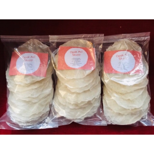 Opak Aci Kerupuk Aci (Kanji) Khas Bandung Gurih(Mentah) Shopee Indonesia
