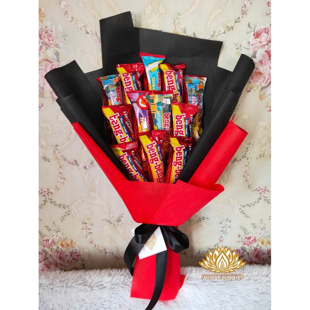 Jual Hand Buket Snack Coklat Beng-Beng Choky-Choky Abn 070 Murah Unik | Shopee Indonesia