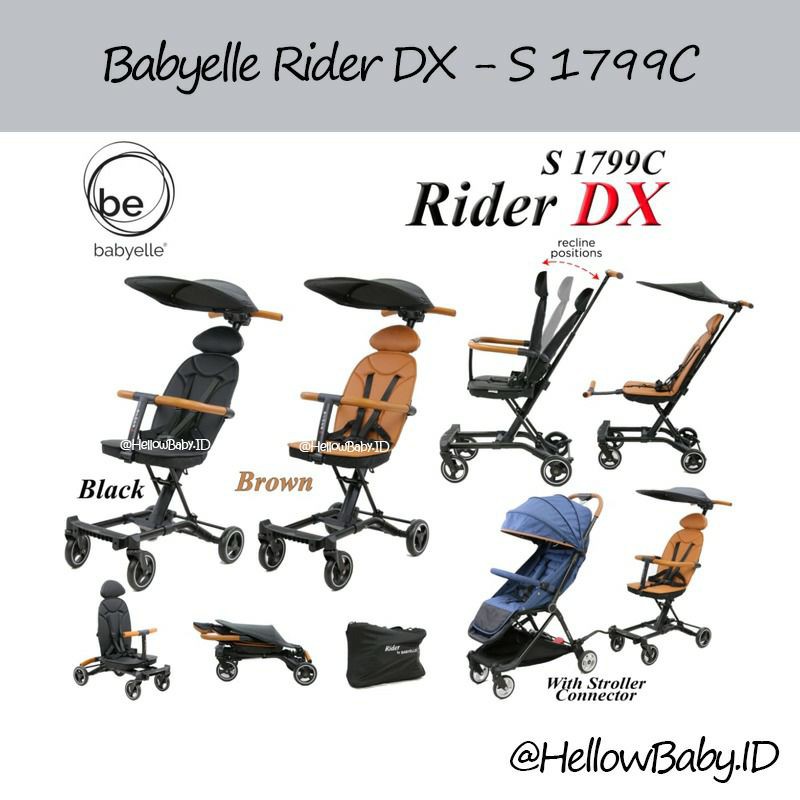 SERI BARU Stroller Babyelle Rider DX S1799 C / Rider LT