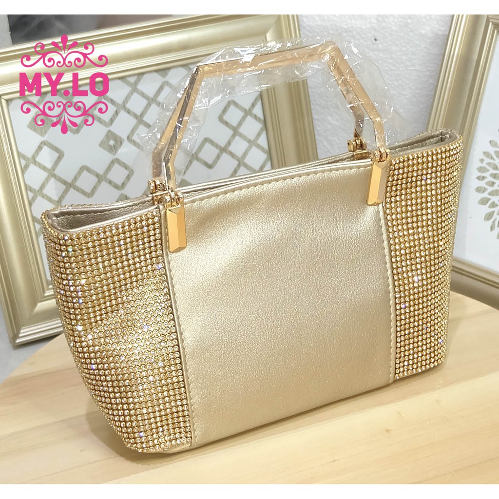 TAS PESTA CLUTCH PESTA WANITA MEWAH IMPORT MYLO MC10A93