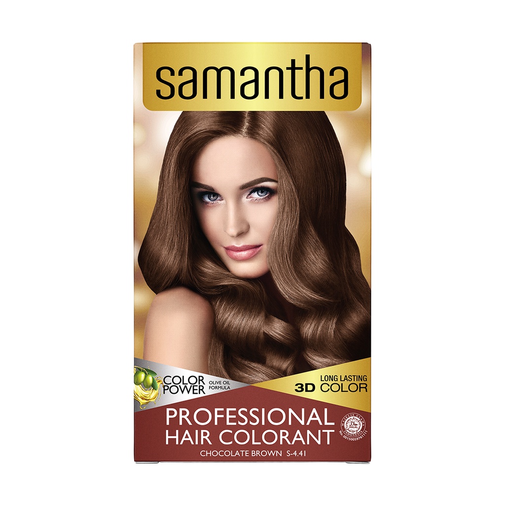 Jual Samantha Professional Hair Colorant Chocolate Brown 25 Gr | Shopee Indonesia