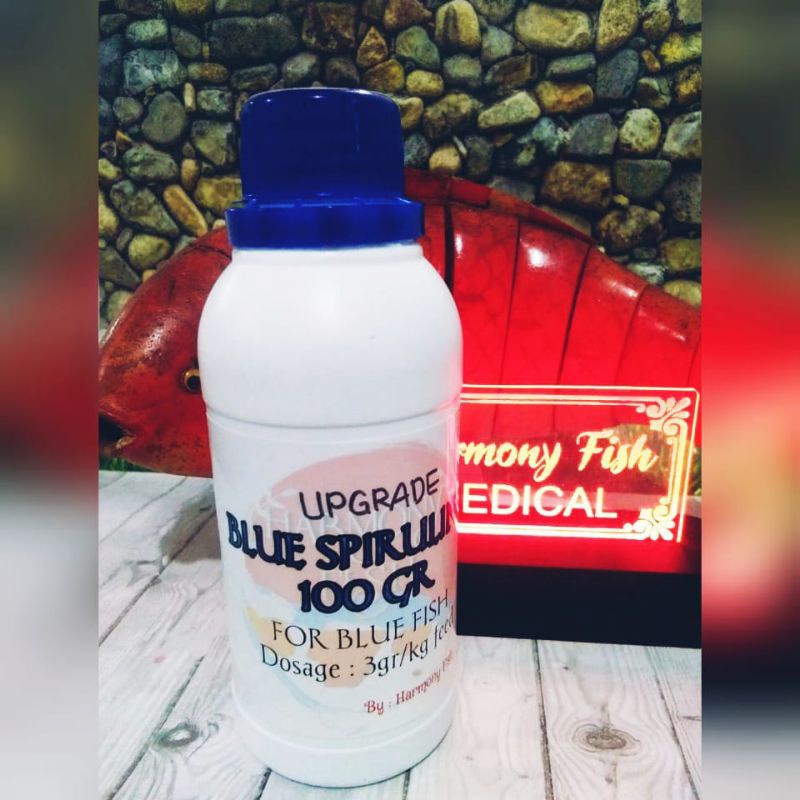 Jual UPGRADE BLUE SPIRULINA 100GR For Blue Fish Vitamin Pigmen Warna