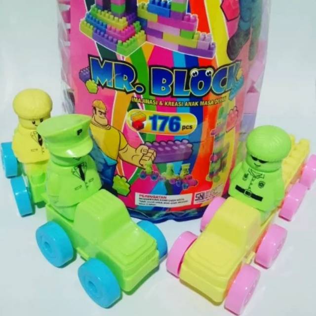 Jual Mainan Lego Block Besar Isi 176 Pcs | Shopee Indonesia