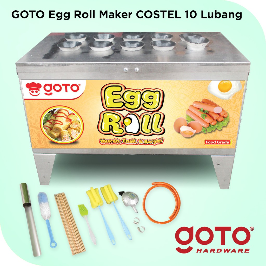 Mesin Sosis Telur 4 Lubang Grillo400 Egg Roll Maker