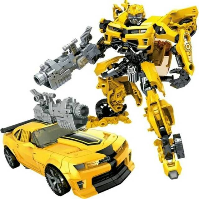 Jual Mainan Anak Robot Transformer Bumblebee Diecast / Robot Transformer 5 The Last Night / Mainan Robot | Shopee Indonesia