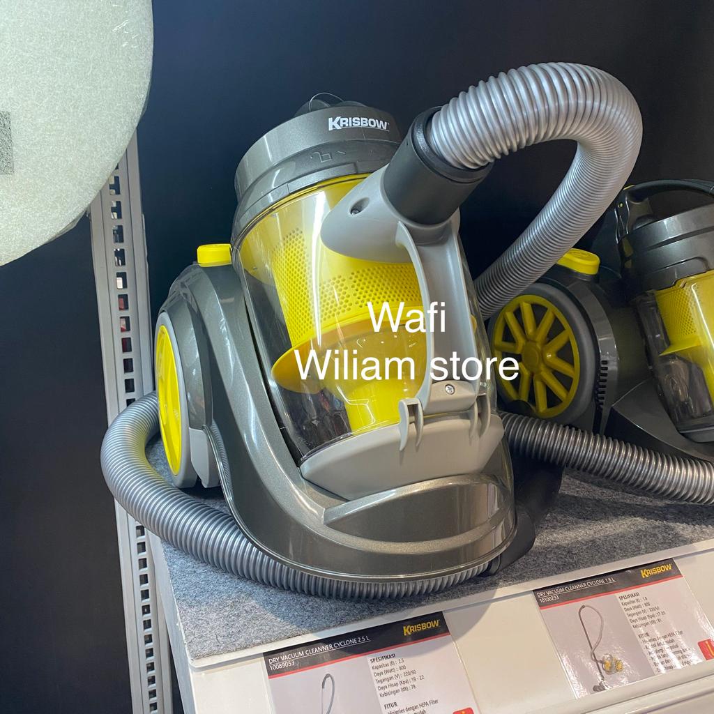 Jual Krisbow Vacuum Cleaner dry/Penghisap Debu Kering Cyclone 2.5 liter Indonesia
