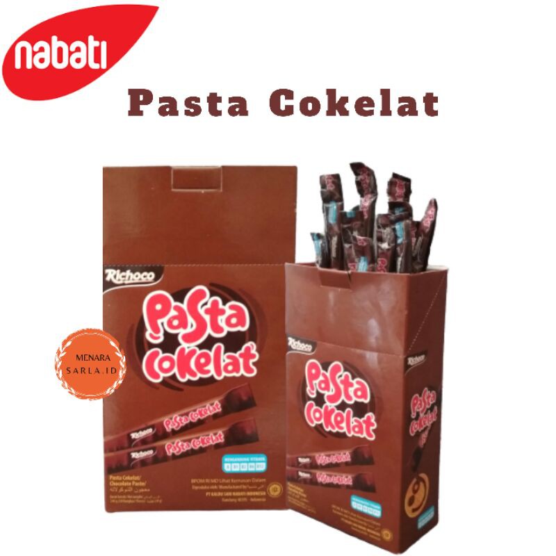 Jual Pasta Cokelat Richoco Isi 30 Pcs / Pasta Coklat Richoco / Coklat Nabati / Jajanan Coklat / Cokelat | Shopee Indonesia