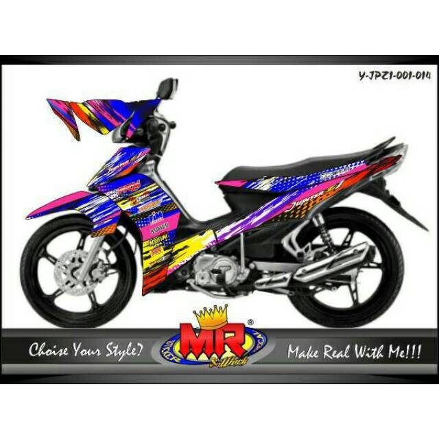 Decal Dekal Jupiter Z New 115cc Stiker Sticker Jupiter