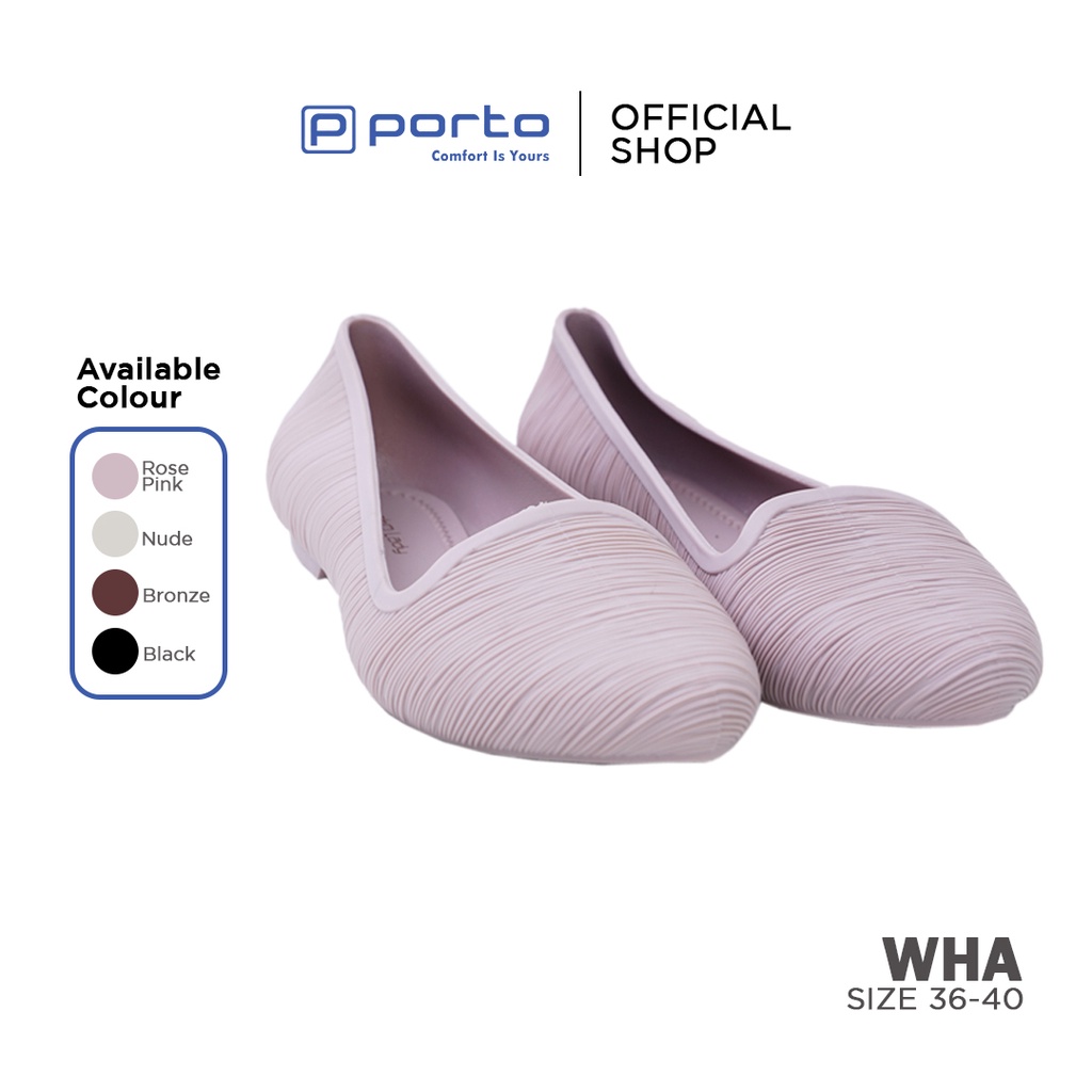 Jual Porto WHA Sepatu Wanita Flat Shoes Korea Nyaman Casual Porto