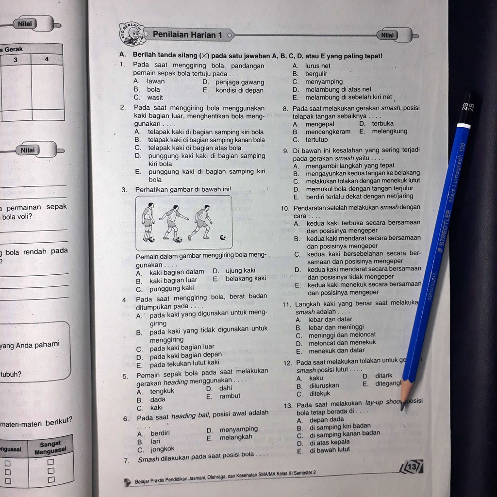 Kunci Jawaban Lks Pendidikan Jasmani Olahraga Dan