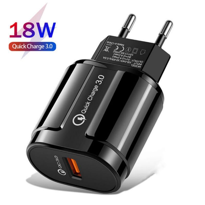 Jual Power Charger Qualcomm Quick Charge 3.0 Qc3.0 Fast Charging 18W 3A For Android Iphone Indonesia|Shopee Indonesia