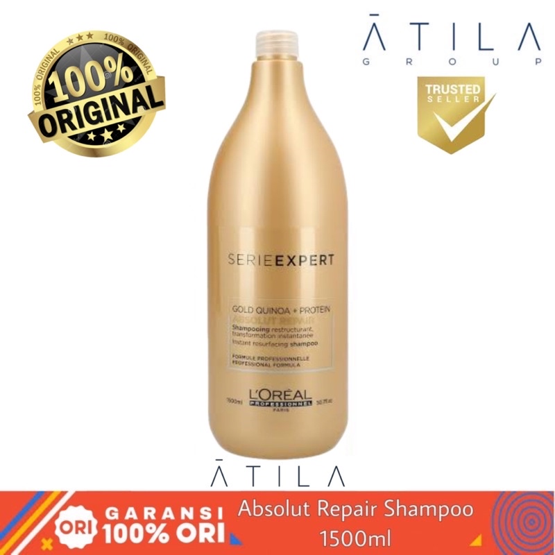 Jual 'Oreal Professionnel Serie Expert Absolut Repair Shampoo 1500Ml | Untuk Rambut Rusak | Shopee Indonesia