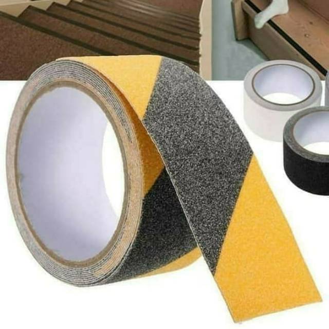 Jual Lakban Anti Slip Tangga / Safety Walk Tape Anti Licin Lantai 2" x