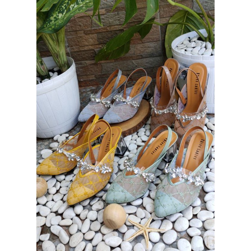 TARA Heels Wanita Wedding shoes Shopee Indonesia