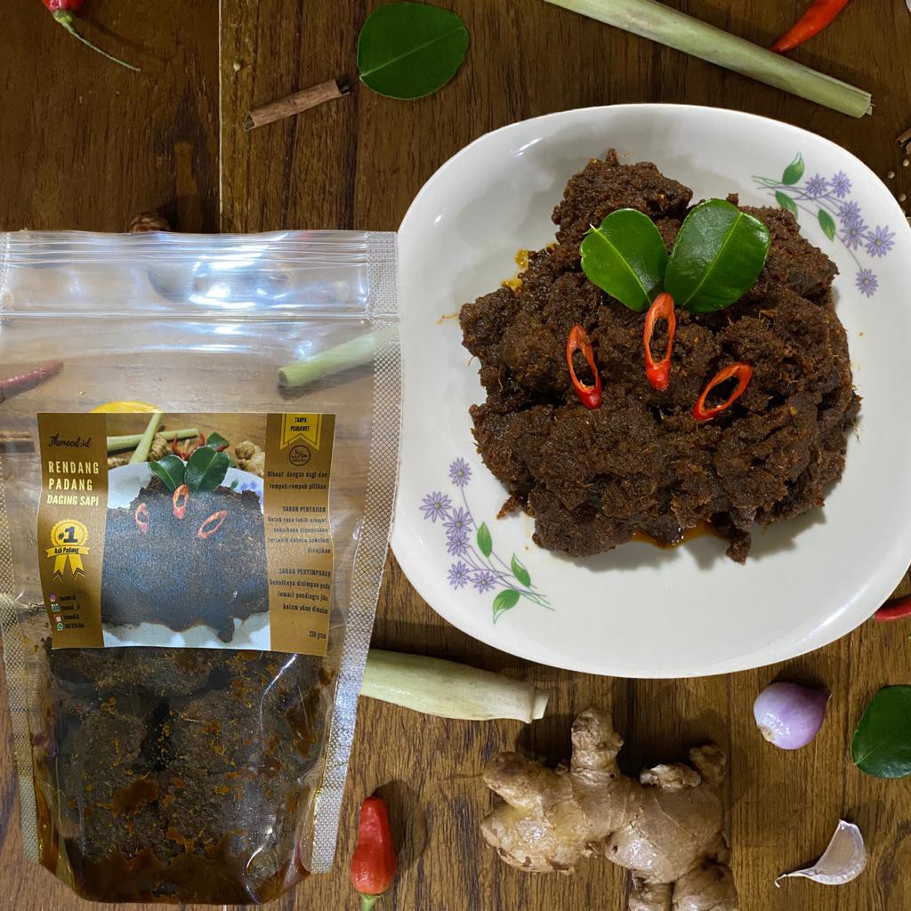 Rendang 500 gram Daging Sapi / Paru / Rendang Padang