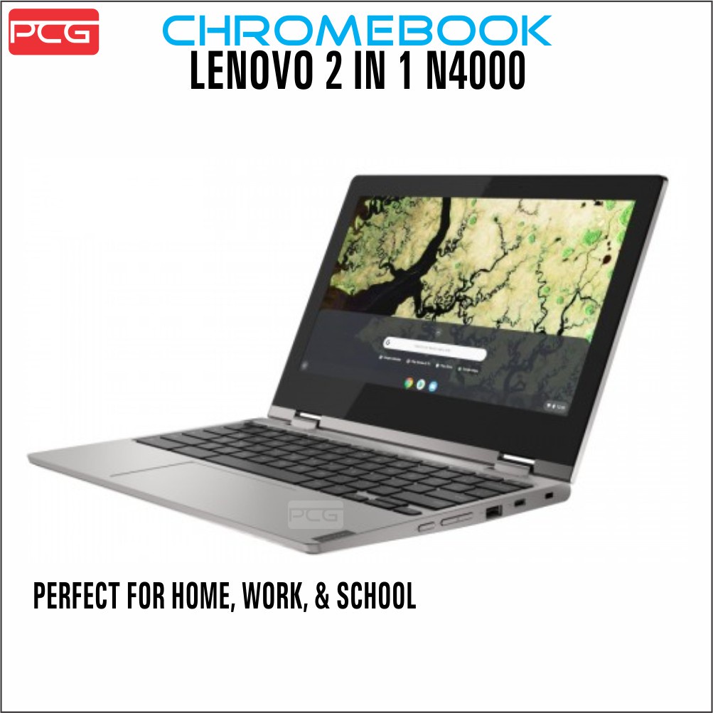 Jual Laptop Notebook Chromebook Lenovo 2In1 Touch N4000 Ram 4Gb 128Gb Leptop Gaming Editing Ringan Murah | Shopee Indonesia