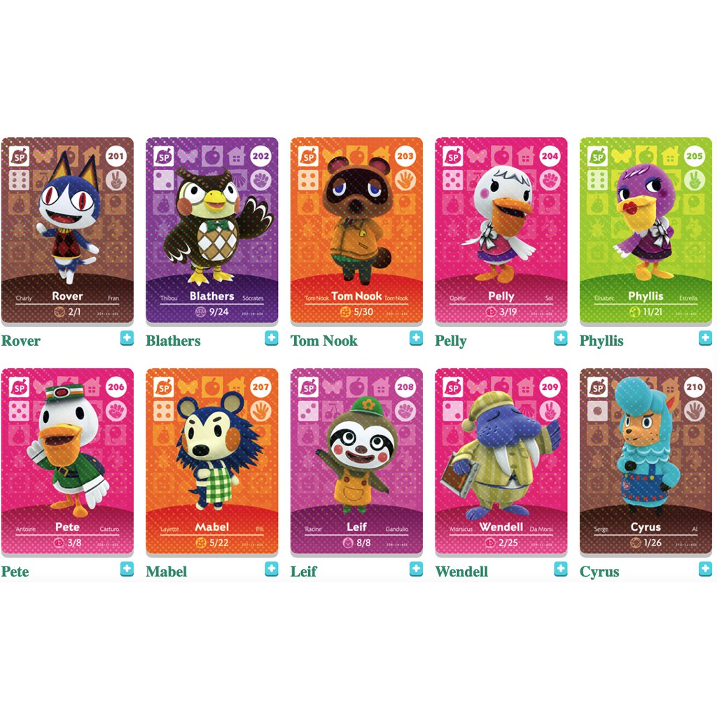 Jual Animal Crossing New Horizons Amiibo Card - Series 3 & 4 (No:201 - 400) For Nintendo Switch/Lite Game | Shopee Indonesia