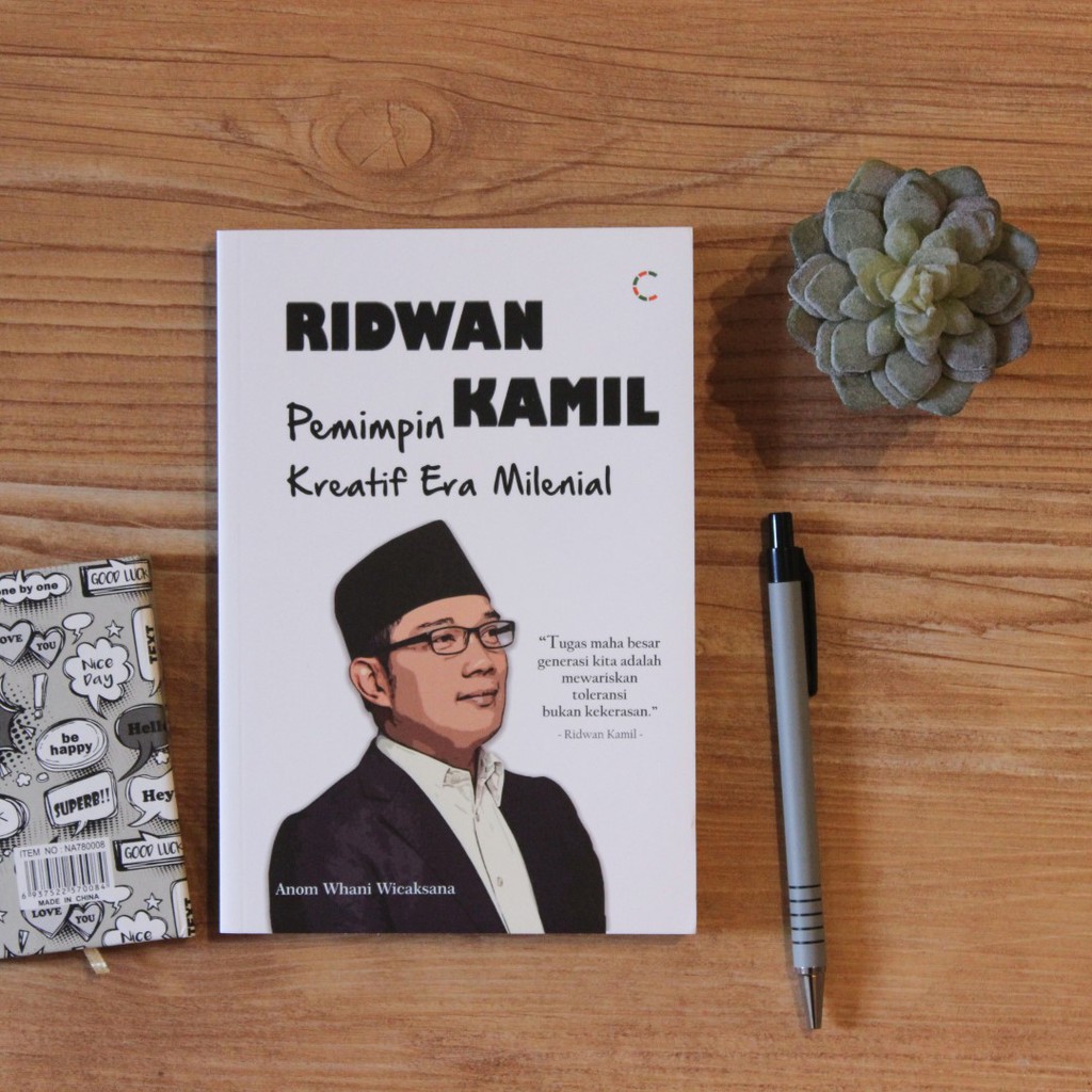 Jual Buku Tokoh - Ridwan Kamil; Pemimpin Kreatif Era Milenial Indonesia|Shopee Indonesia