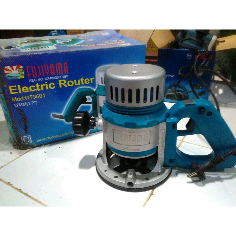 FUJIYAMA RT9601 MESIN PROFIL KAYU ROUTER RT 9601 1/2inch Shopee Indonesia