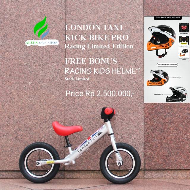 Jual Sepeda Balap Anak Tanpa Pedal London Taxi Kick Bike Pro Balance Push Bike Racing | Shopee Indonesia