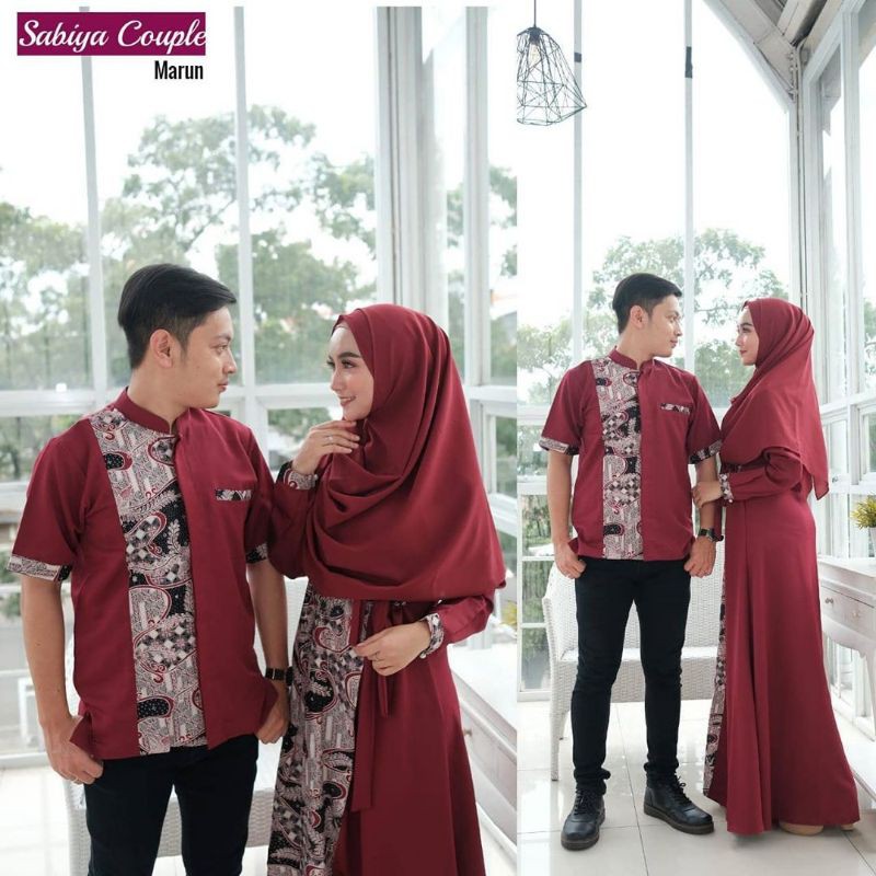 9 Model Baju Muslim Couple Modern Terbaru 2022 model baju couple terbaru