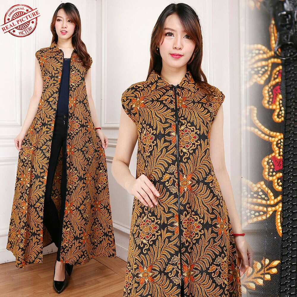 Madamwar Model Bolero Panjang Batik