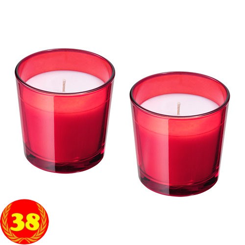 Vinter 2020 Lilin beraroma dalam gelas, Five spices of winter merah 2 pcs  SALE | Shopee Indonesia