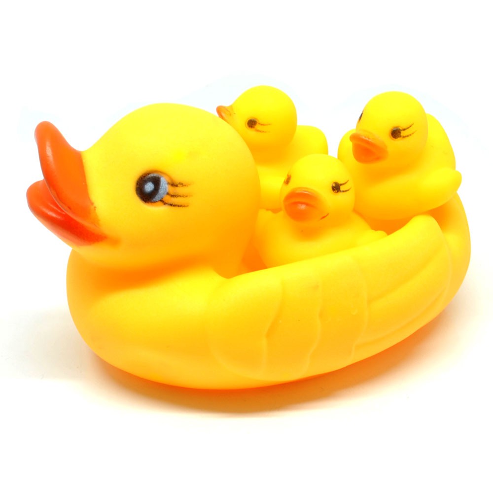 Jual Mainan Anak Bebek - Bebekan Lucu - Baby Water Floating Duck Toy - Harga Per 4 Pcs | Shopee Indonesia