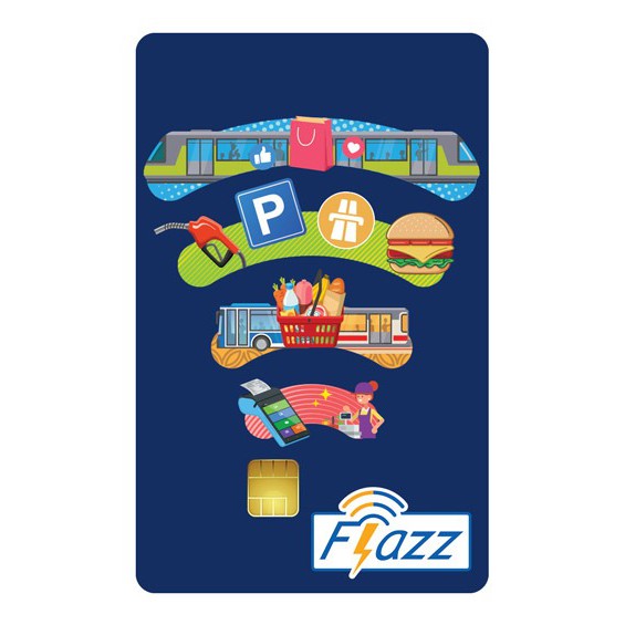 Kartu Flazz Reguler Biru Berlogo Baru Shopee Indonesia