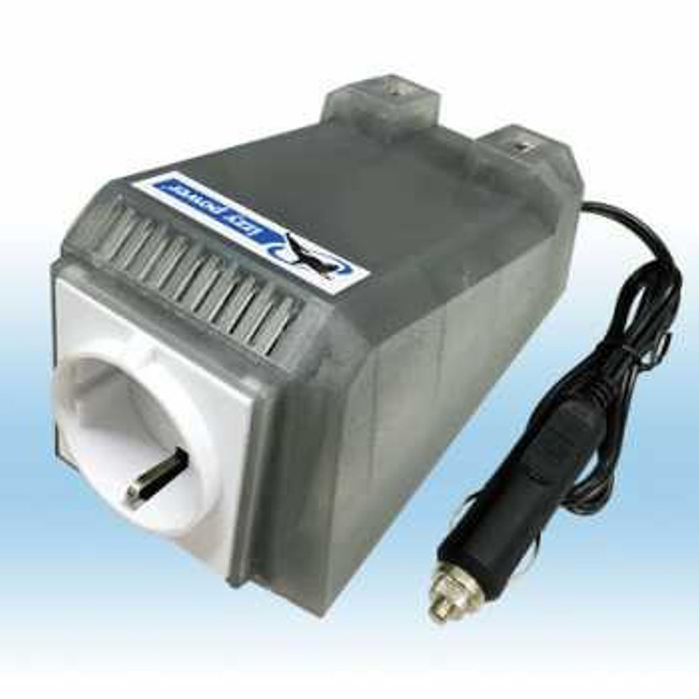 Pengubah Arus DC ke AC Portable Mobil IZZY POWER DC to AC Car Inverter 120  Watt 12 Volt with 3A 5V | Shopee Indonesia