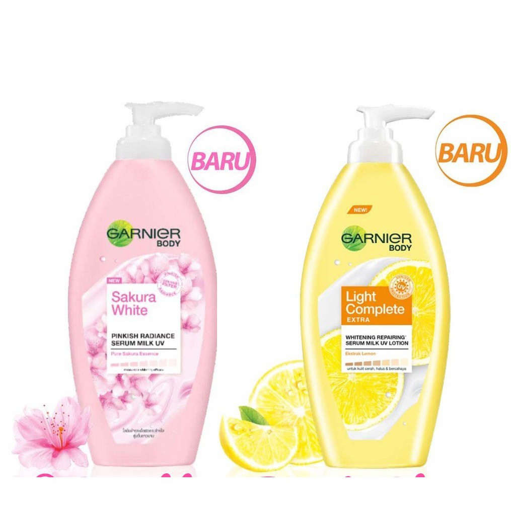 Jual Bright Complete Vitamin C Body Lotion Garnier / Sakura Glow Body