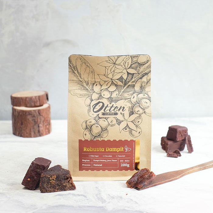 Otten Coffee Kopi Robusta Dampit 200g