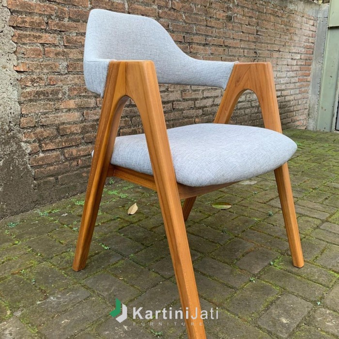 Jual kursi cafe kayu jati jok kursi coffee shop jok mewah berkualitas