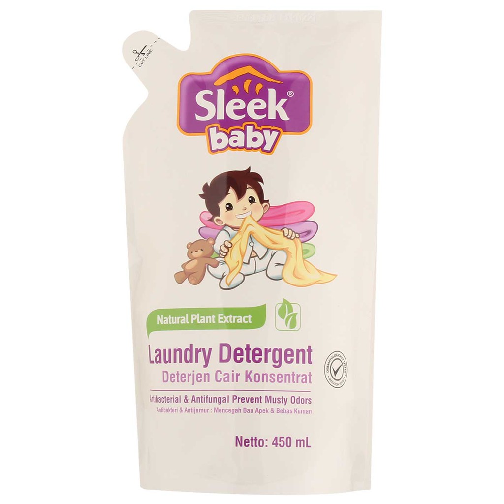 Jual Sleek Baby Laundry Detergent 450 ml Shopee Indonesia