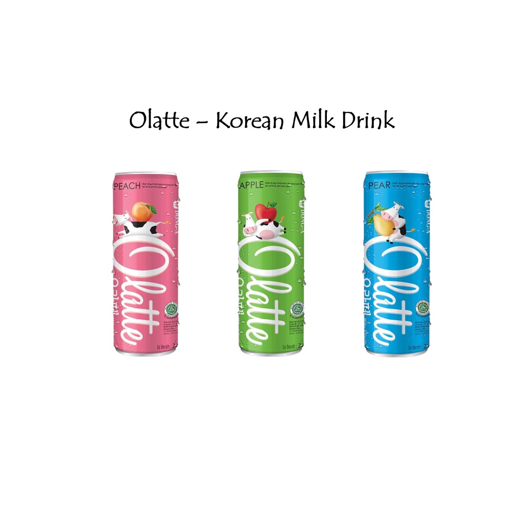 Jual Olatte Korean Milk Drink Minuman Susu 240ml Shopee Indonesia