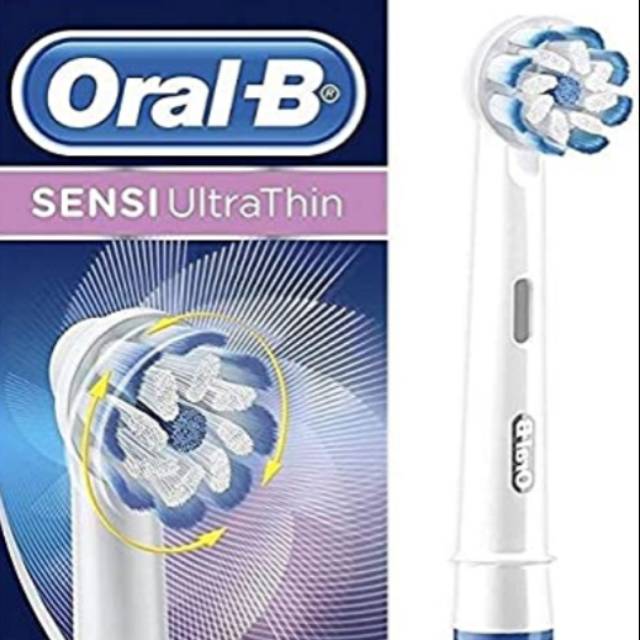 Jual Refill Sikat Gigi Elektrik Oral B Braun Sensi Ultrathin Indonesia|Shopee Indonesia