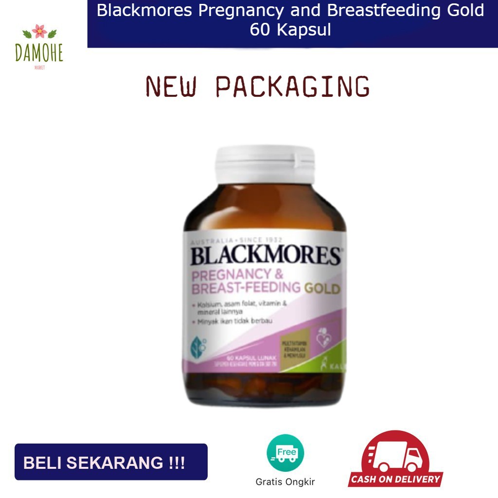 Jual Blackmores Pregnancy And Breastfeeding Gold Bpom Kalbe 60 Kapsul