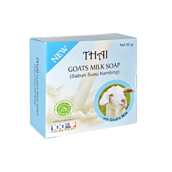 New Thai Goats Milk Soap 50Gr / Sabun Susu Kambing Thai