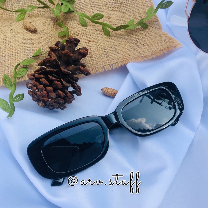 Jual Slim Glasses / Kacamata Korea Kekinian Sunglasses Hitam Viral Kaca Mata Korean Photochromic Minus Indonesia|Shopee Indonesia