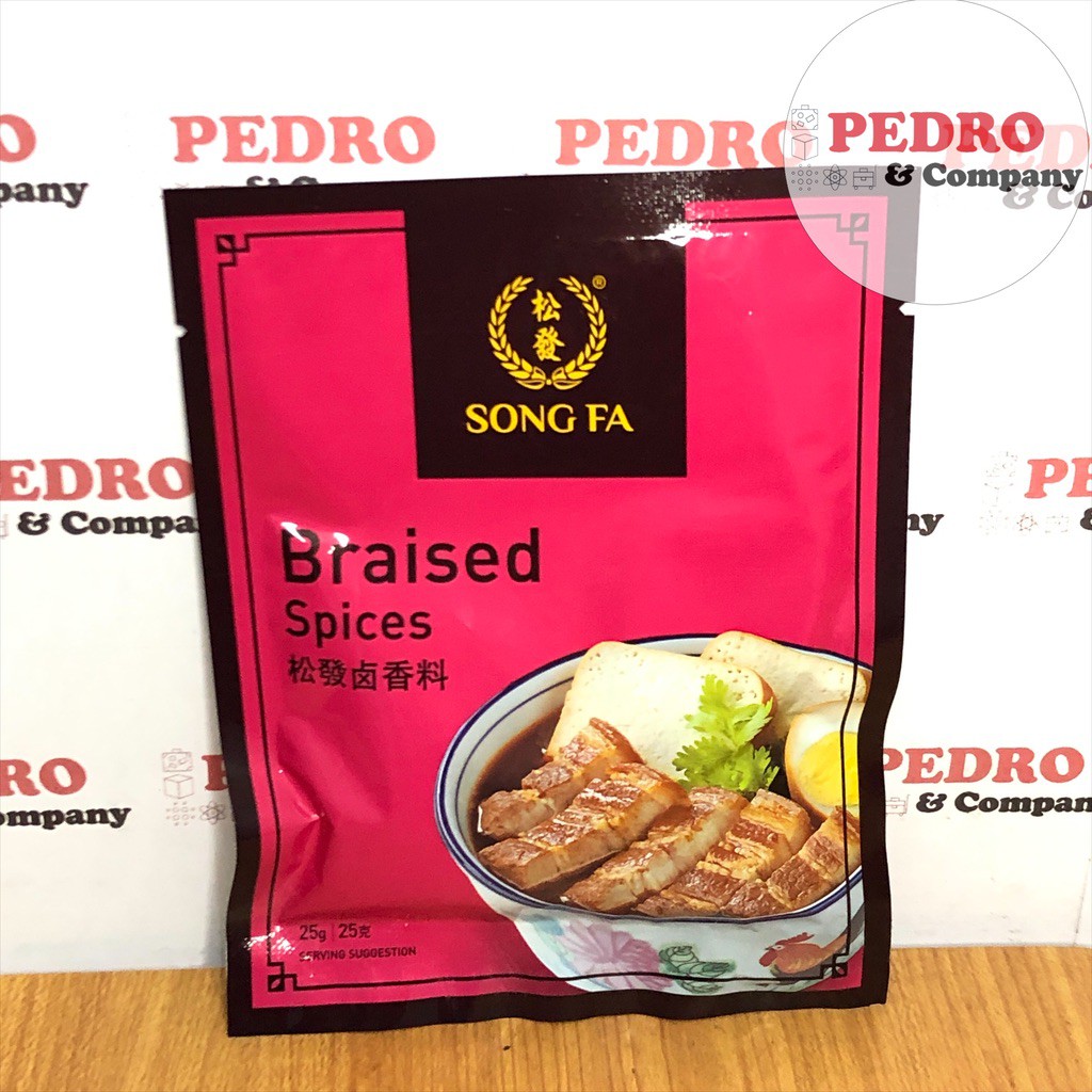 Jual Song fa braised spices meat pork 25 gram instant spice songfa