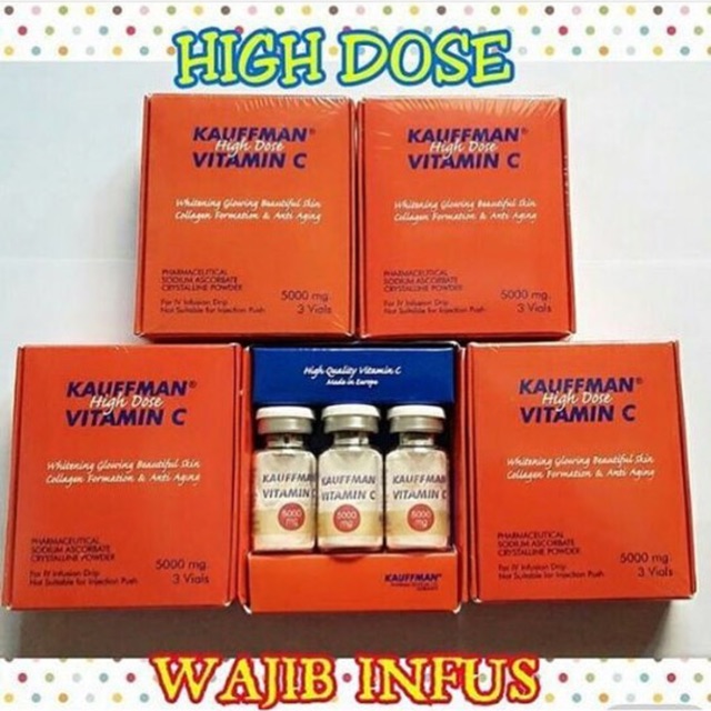 Jual Kauffman vitamin c infus Shopee Indonesia