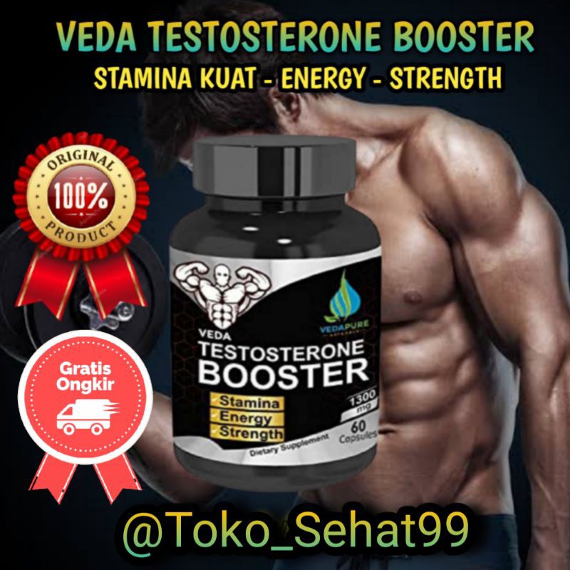 Jual Suplemen Gym Veda Testosterone Booster 1300Mg Original Shopee