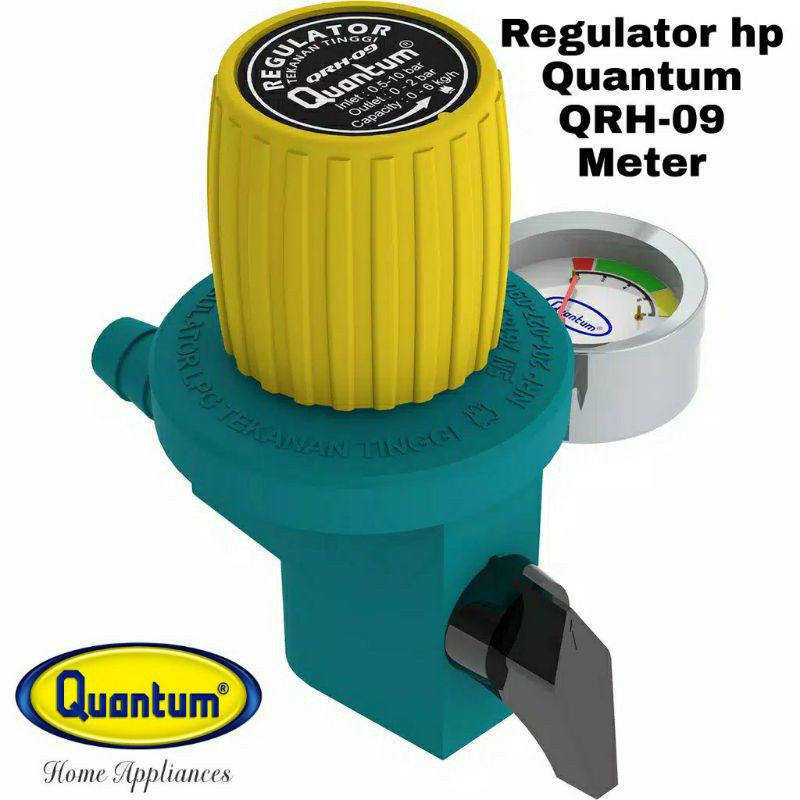 Jual REGULATOR QUANTUM TEKANAN TINGGI MERK QUANTUM GRH 09 METER