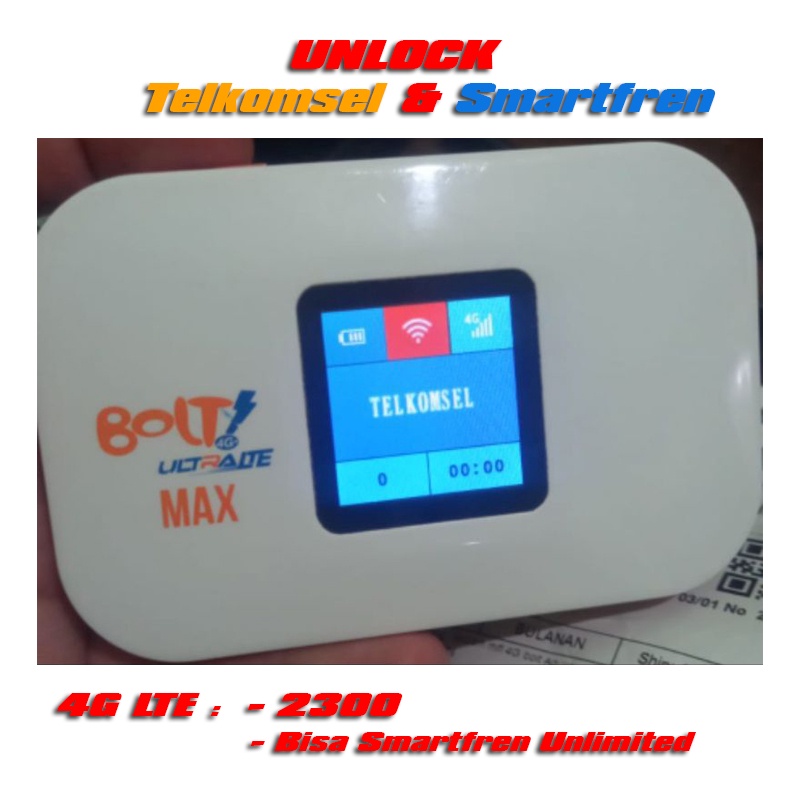 Jual Modem WIFI BOLT Aquila Max UnLock Telomsel, B.yu & Smartfren