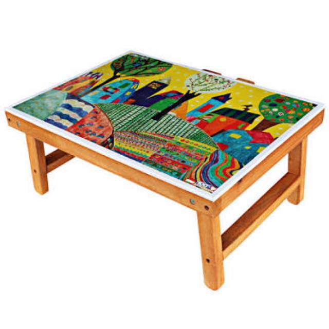 Meja Belajar Lipat Anak ( Kayu Bagus ) good quality